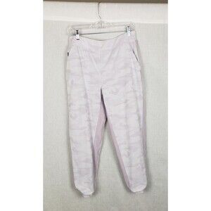 ATHLETA Brooklyn Lined Camo Jogger Pants‎ Luxed Shasta Purple Women's 12